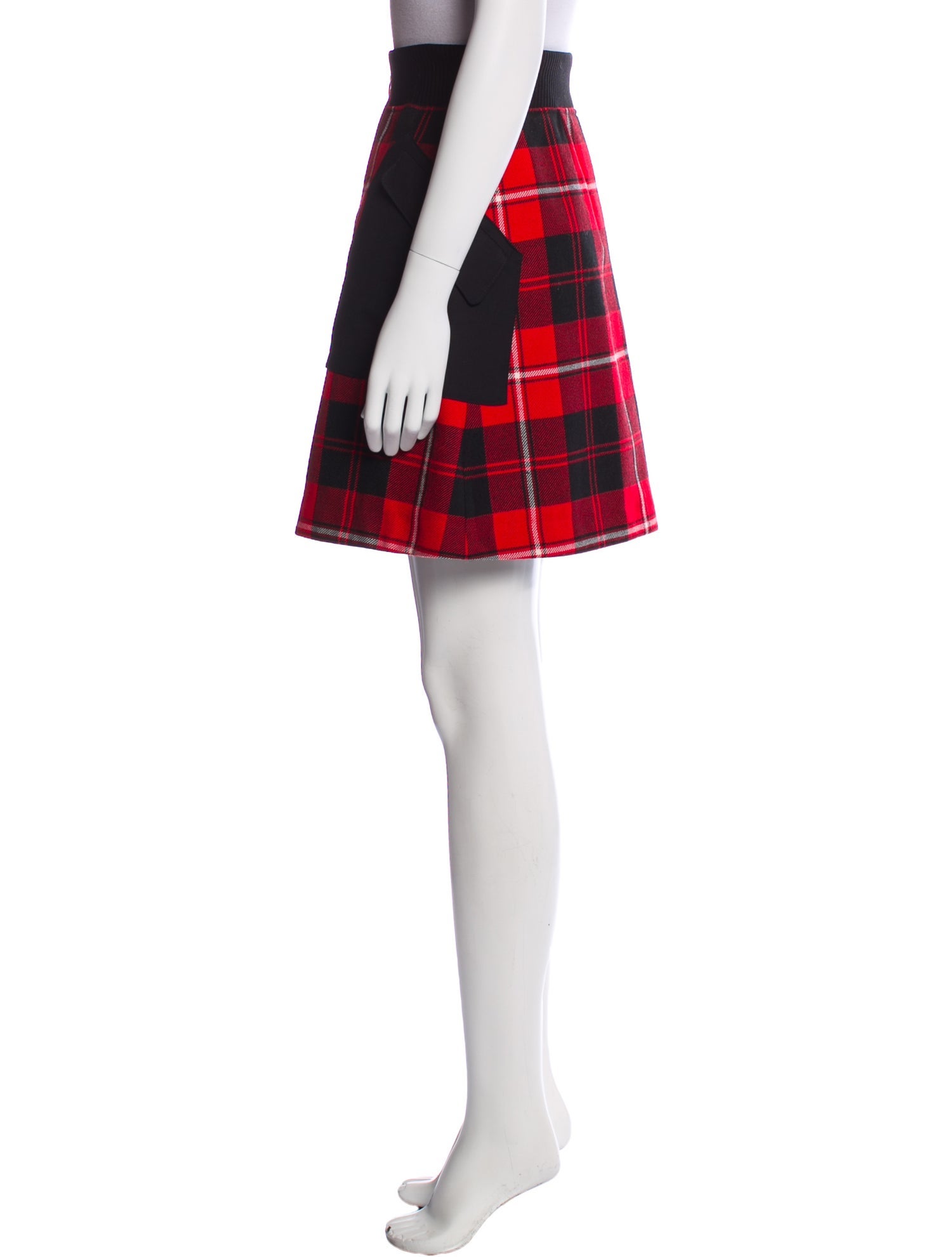 Tim Coppens Wool Mini Skirt