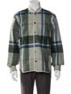 Tim Coppens Plaid Print Trucker Jacket