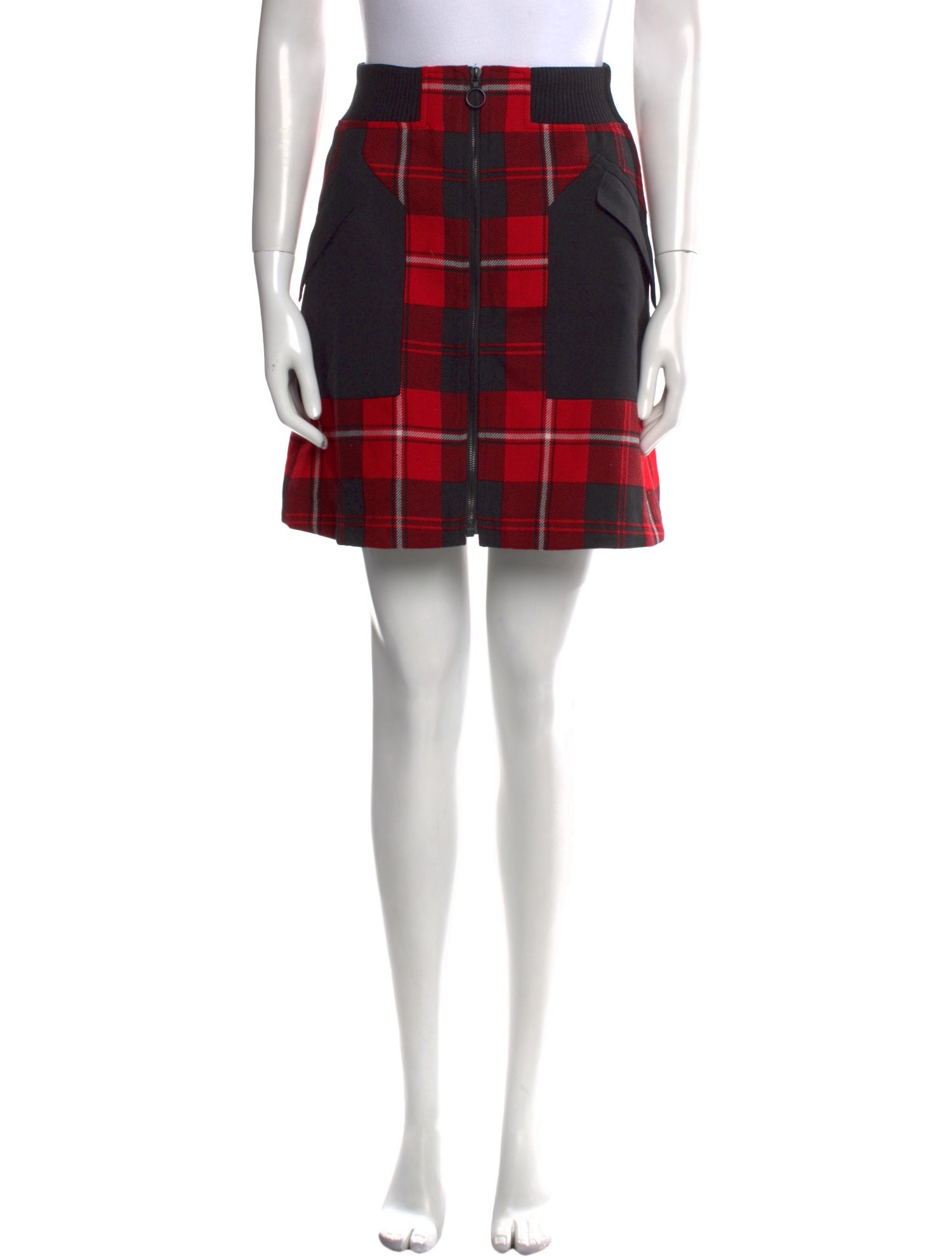 Tim Coppens Wool Mini Skirt