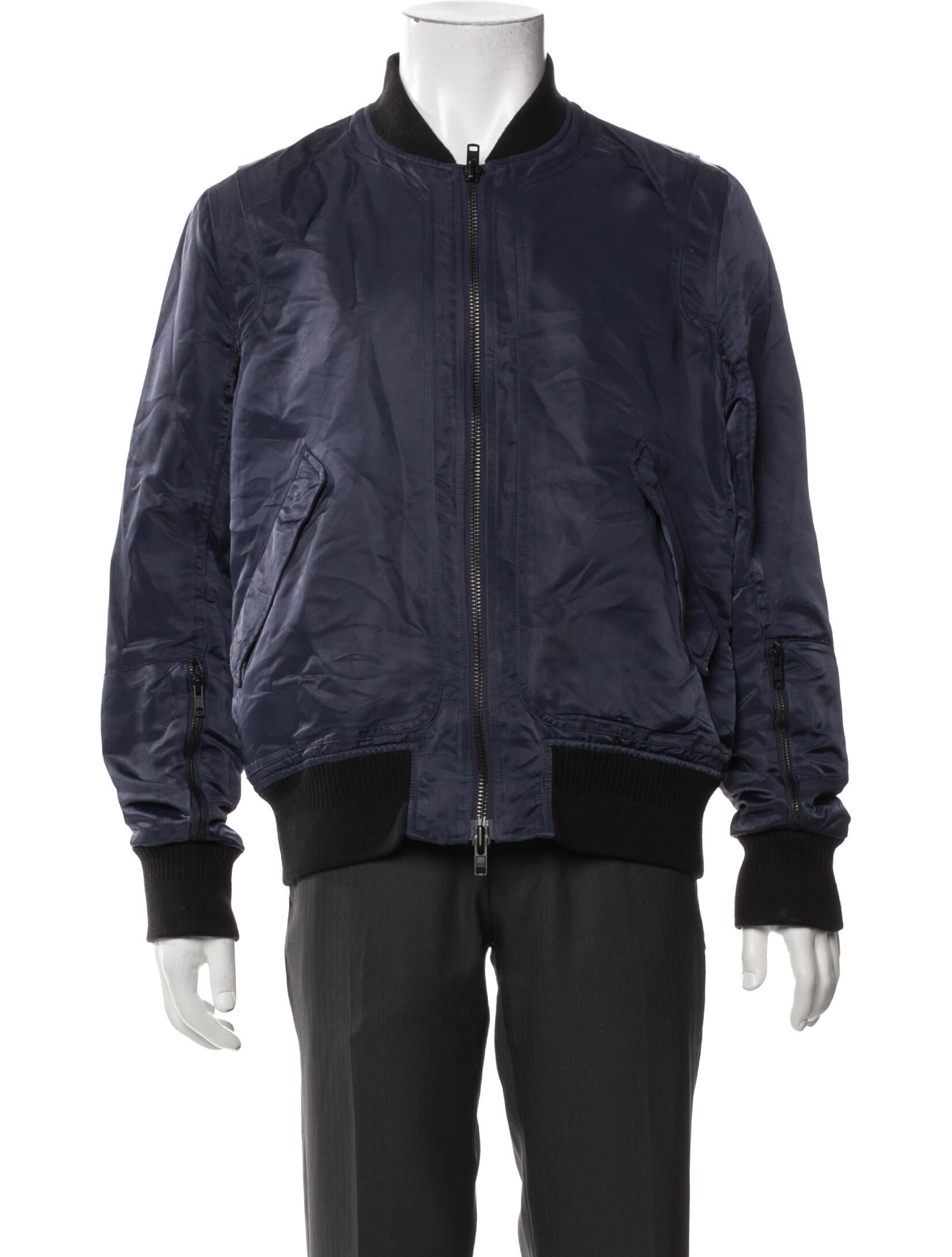 Tim Coppens Colorblock Pattern Bomber Jacket