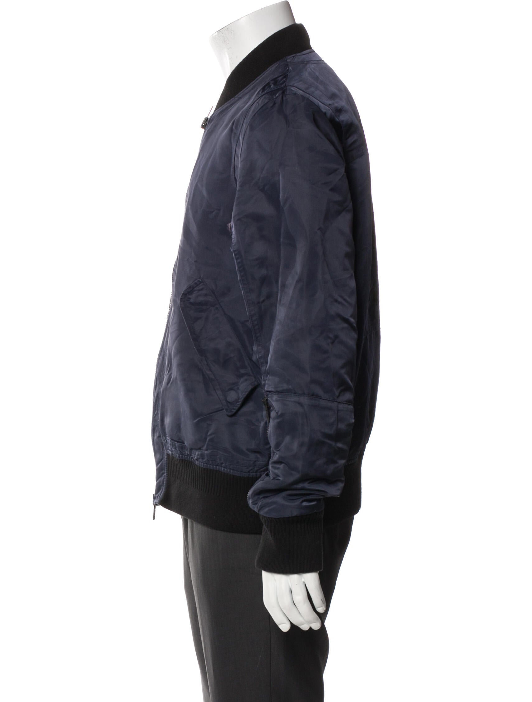 Tim Coppens Colorblock Pattern Bomber Jacket