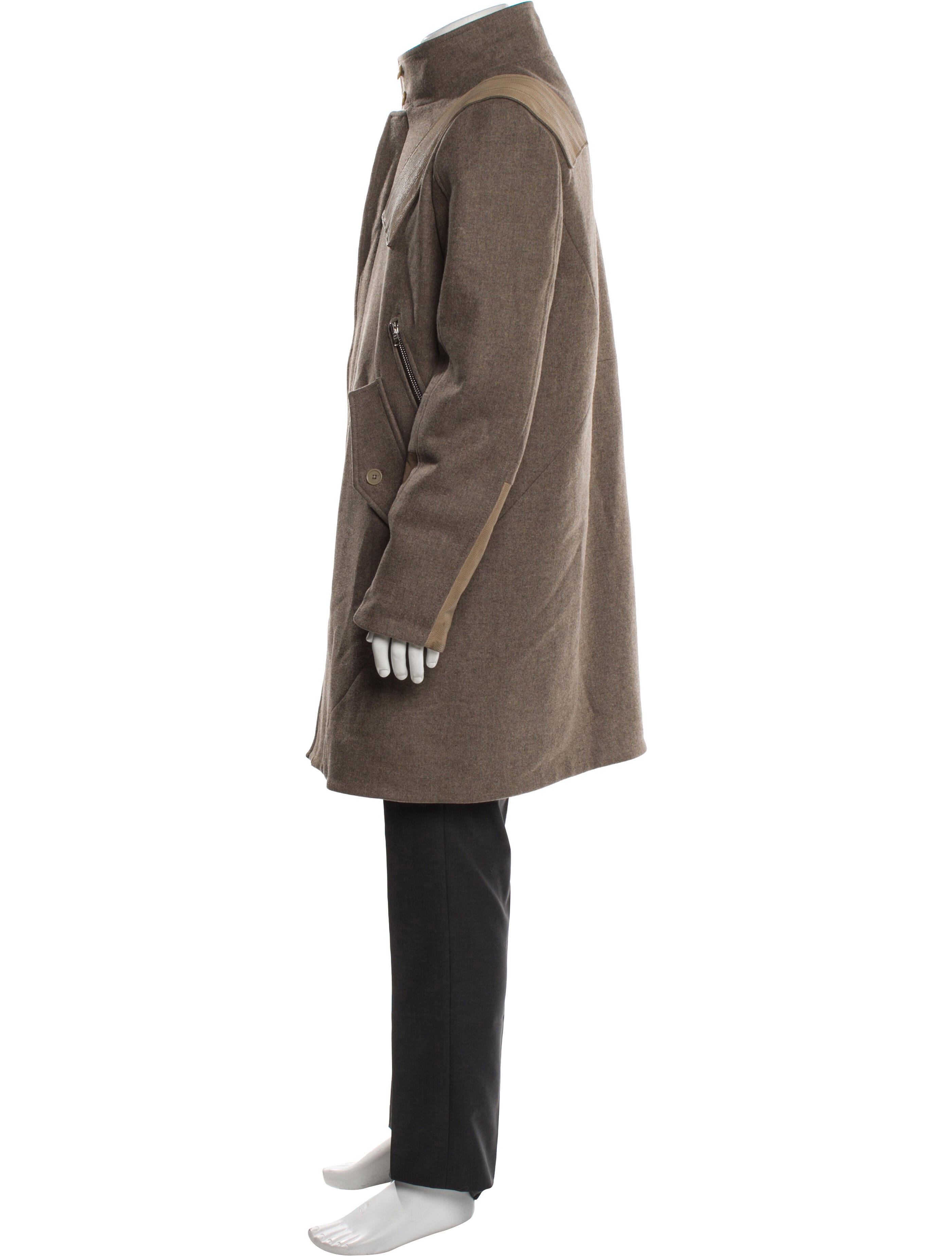 Tim Coppens Colorblock Pattern Overcoat