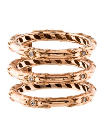 Carbon & Hyde 14K Diamond Caged Ring Band