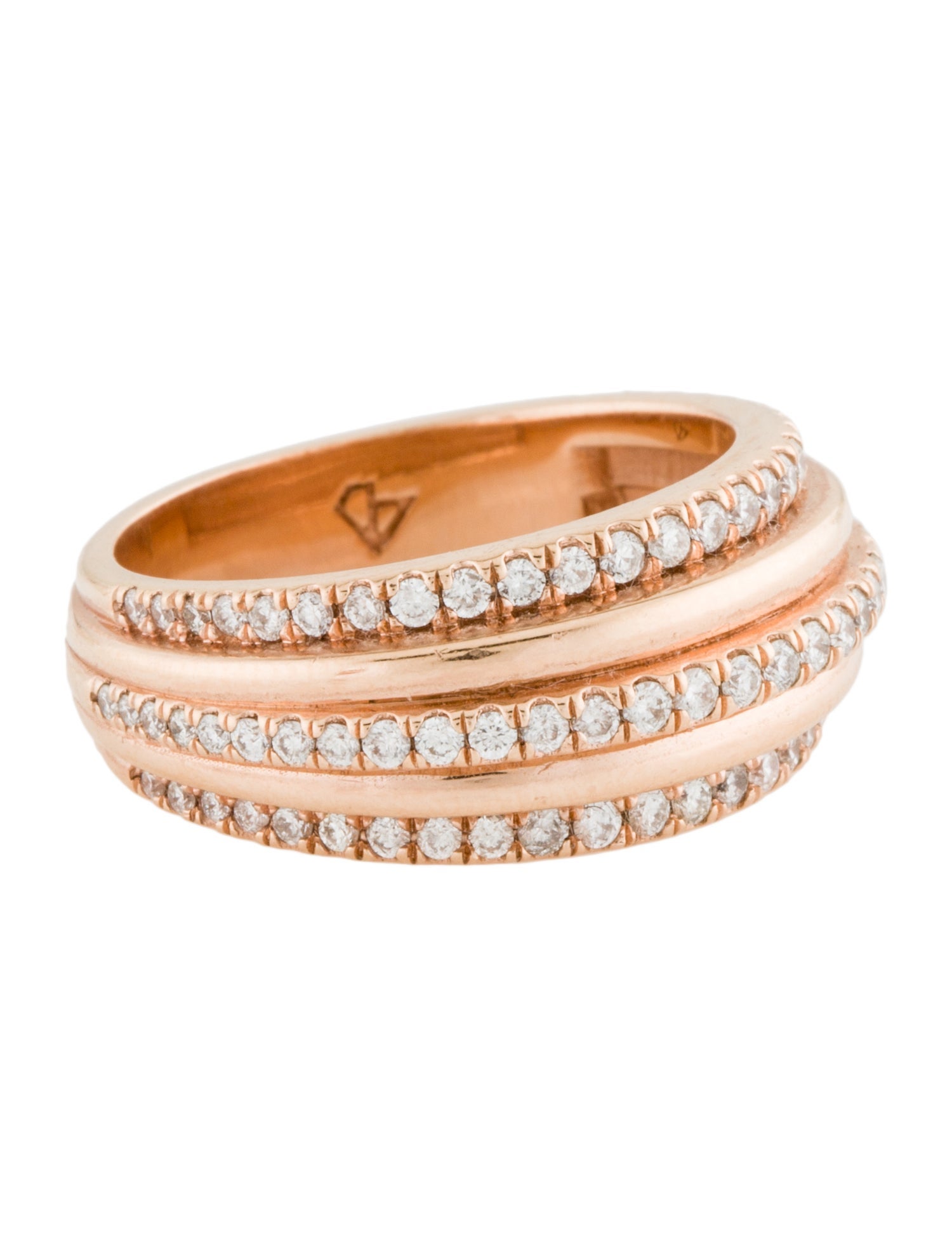 Carbon & Hyde 14K Diamond Band