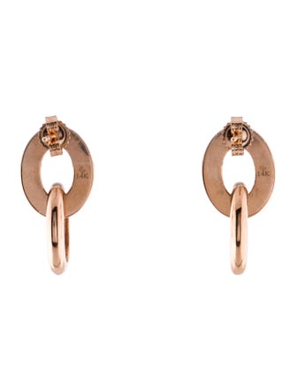 Carbon & Hyde 14K Diamond Linked Drop Earrings