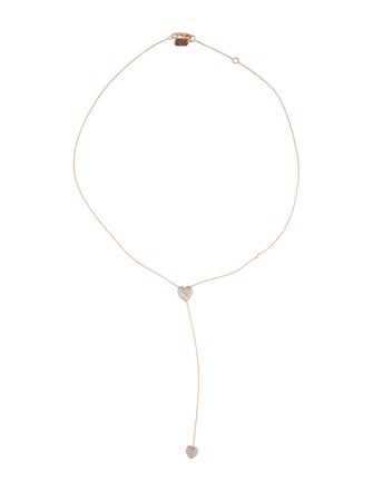 Carbon & Hyde 14K Diamond Heart Lavalier Necklace