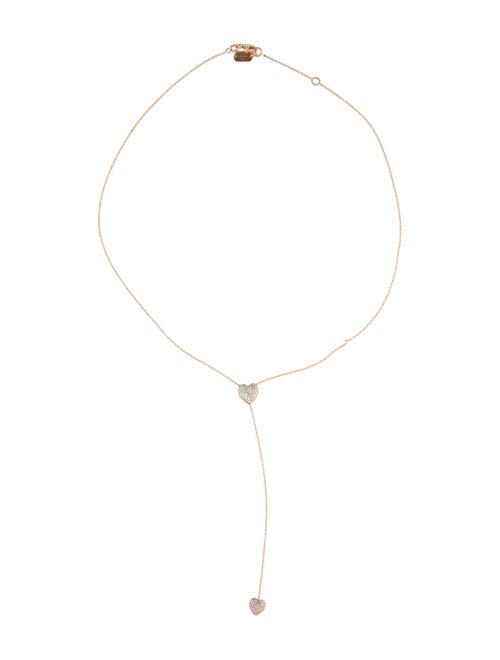 Carbon & Hyde 14K Diamond Heart Lavalier Necklace