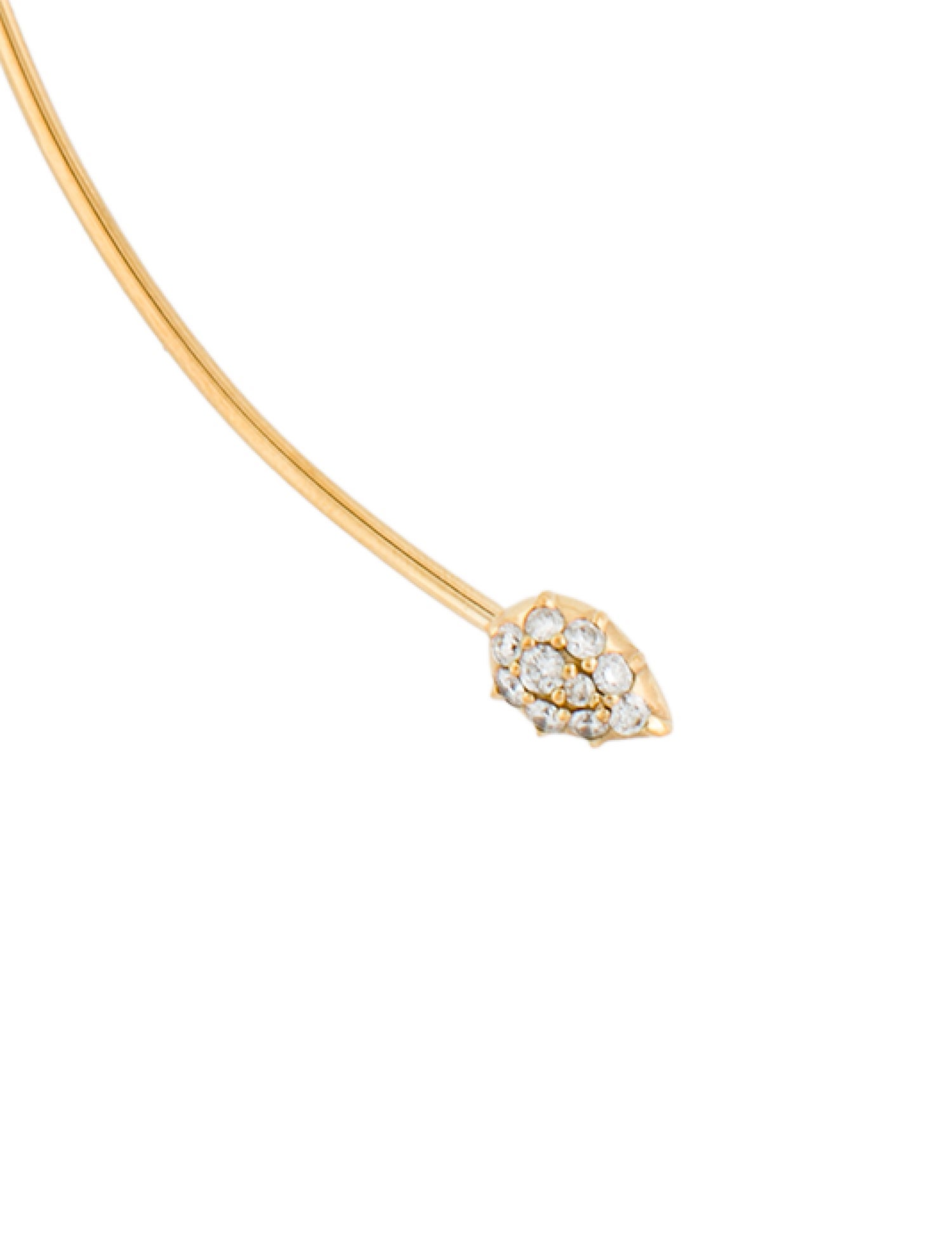 Carbon & Hyde 14K Diamond Open Choker Necklace