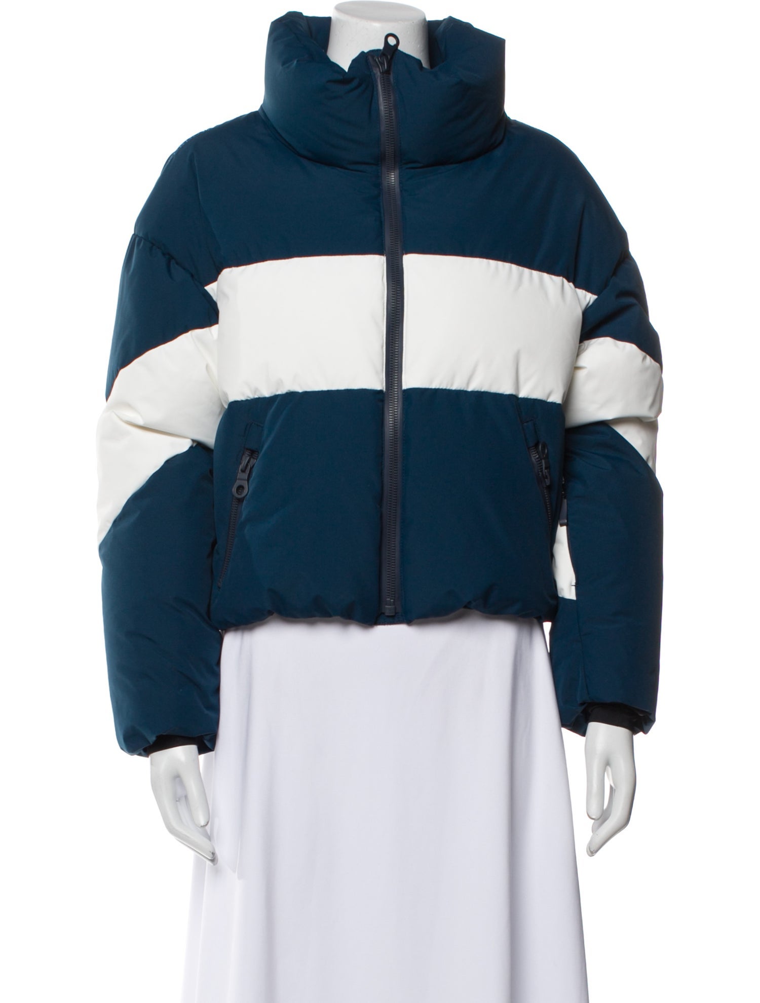 Cordova Colorblock Pattern Down Jacket