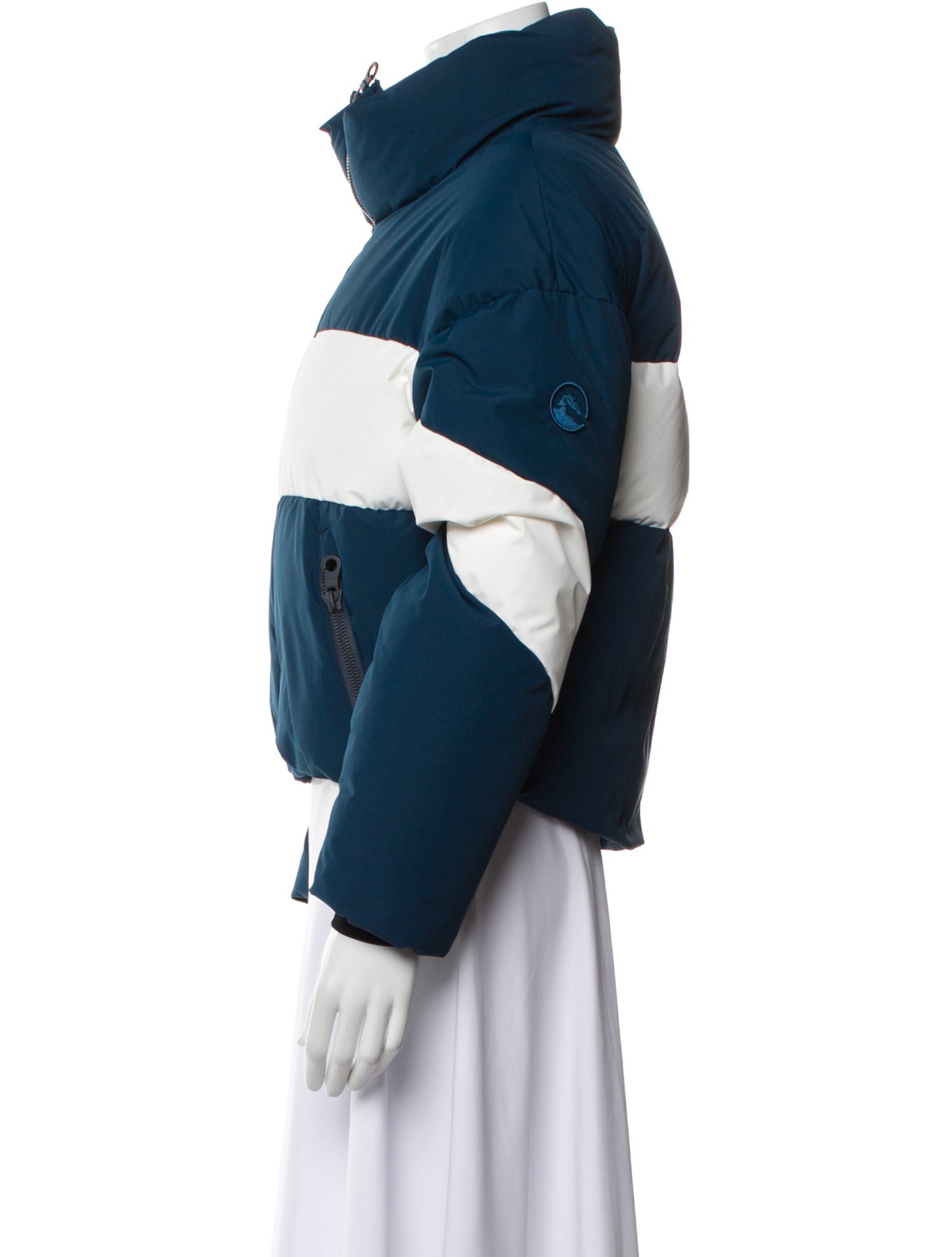 Cordova Colorblock Pattern Down Jacket