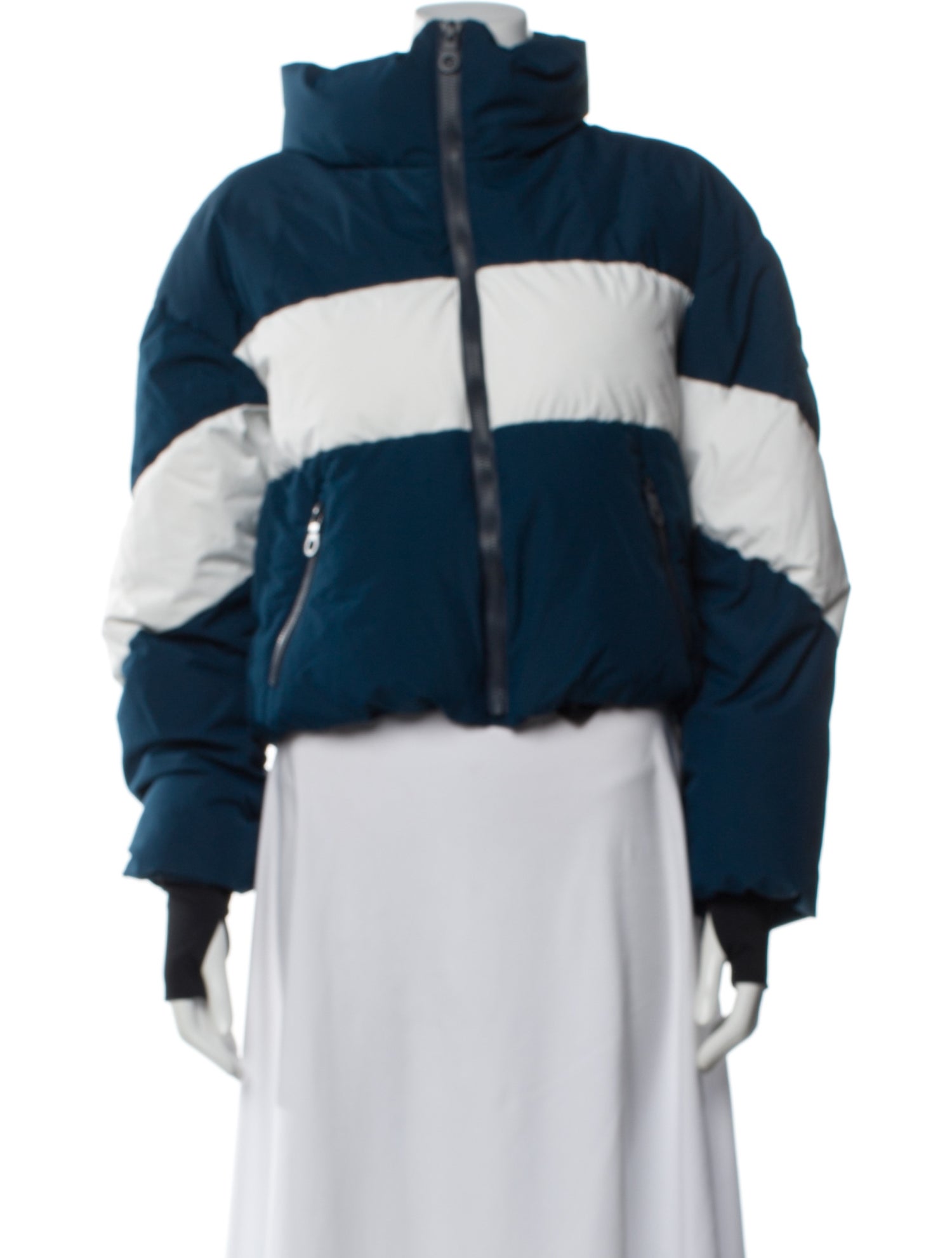 Cordova Colorblock Pattern Down Jacket
