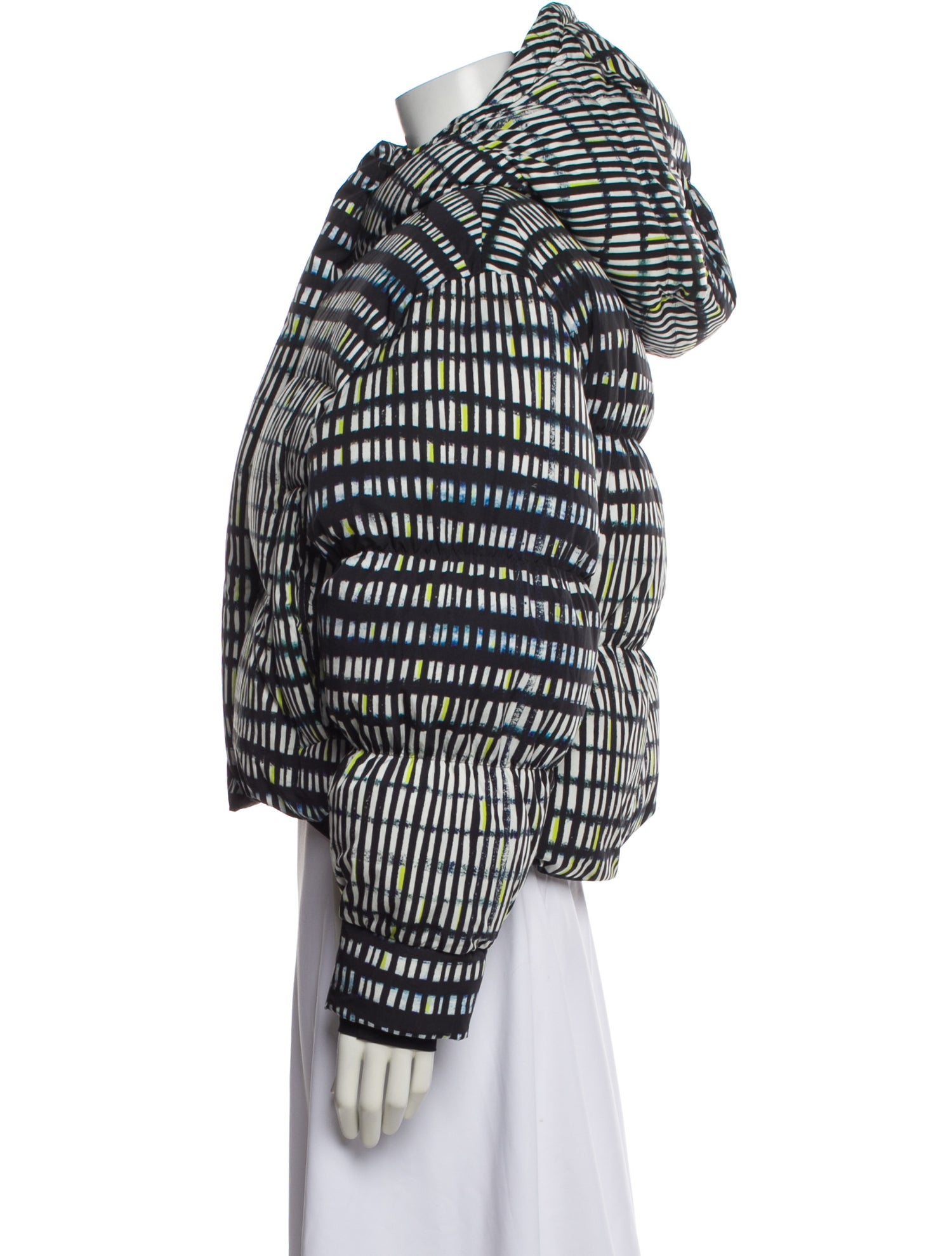 Cordova Plaid Print Down Jacket