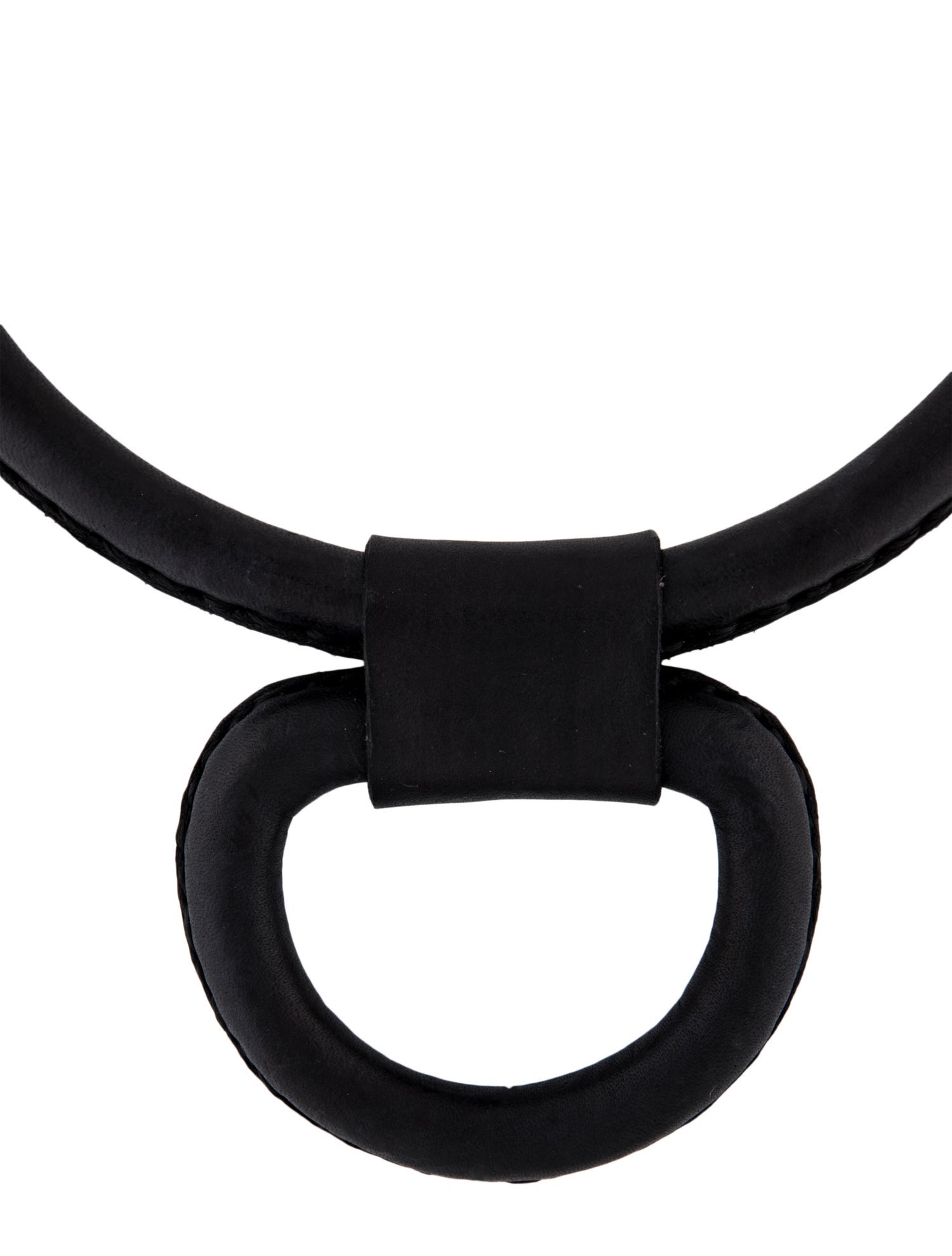 Crescioni Leather 'Union' Adjustable Pendant Necklace