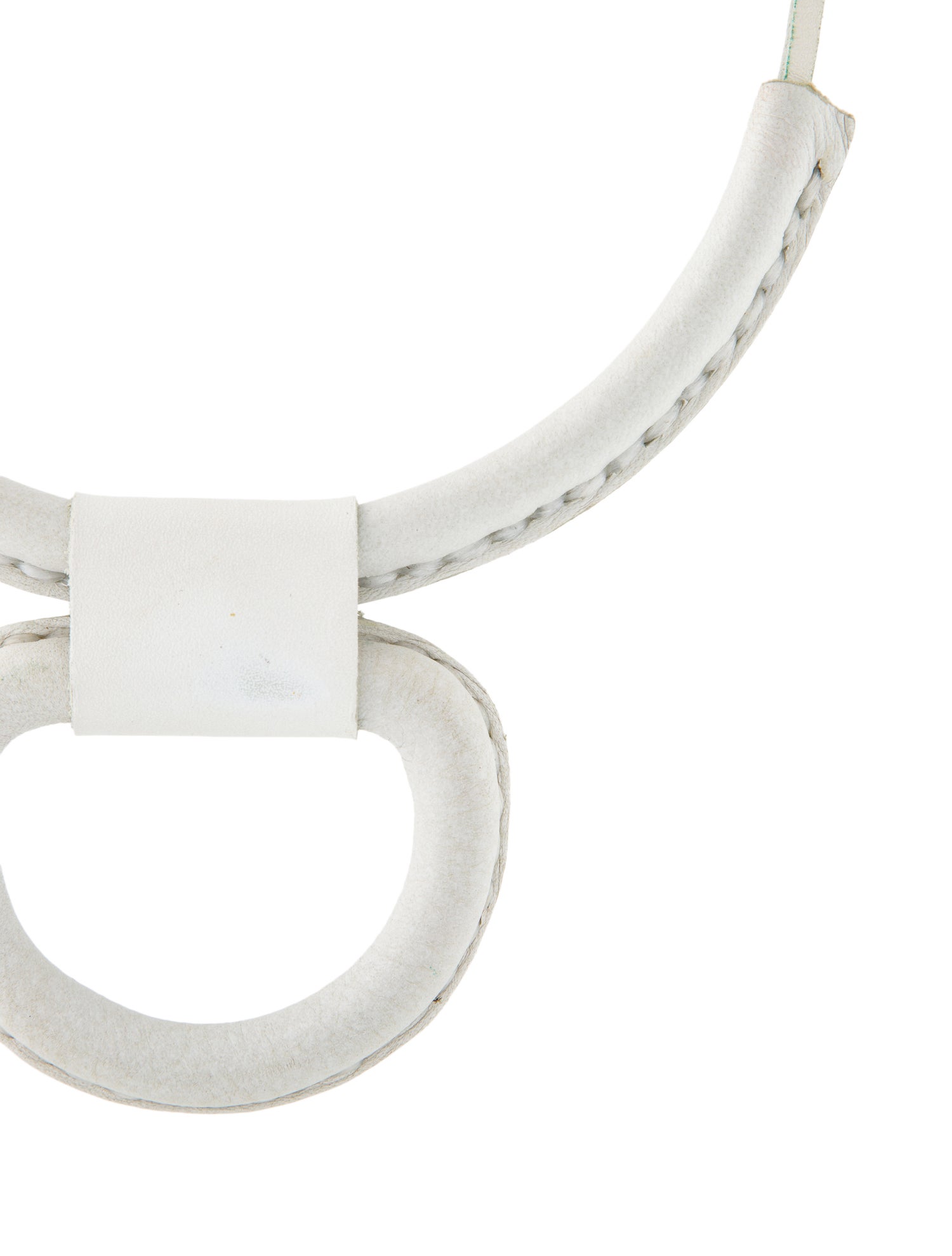 Crescioni Leather Union Pendant Necklace