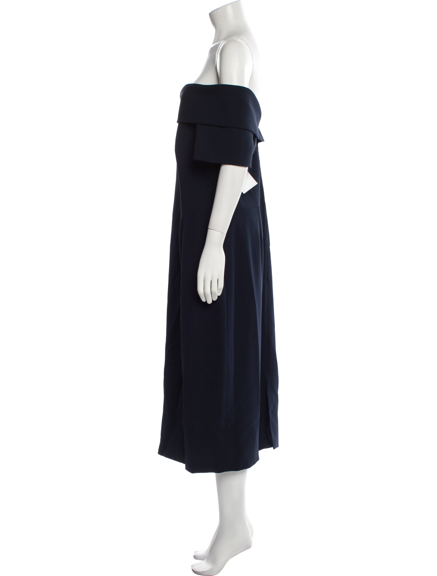 Catherine Regehr Off-The-Shoulder Midi Length Dress