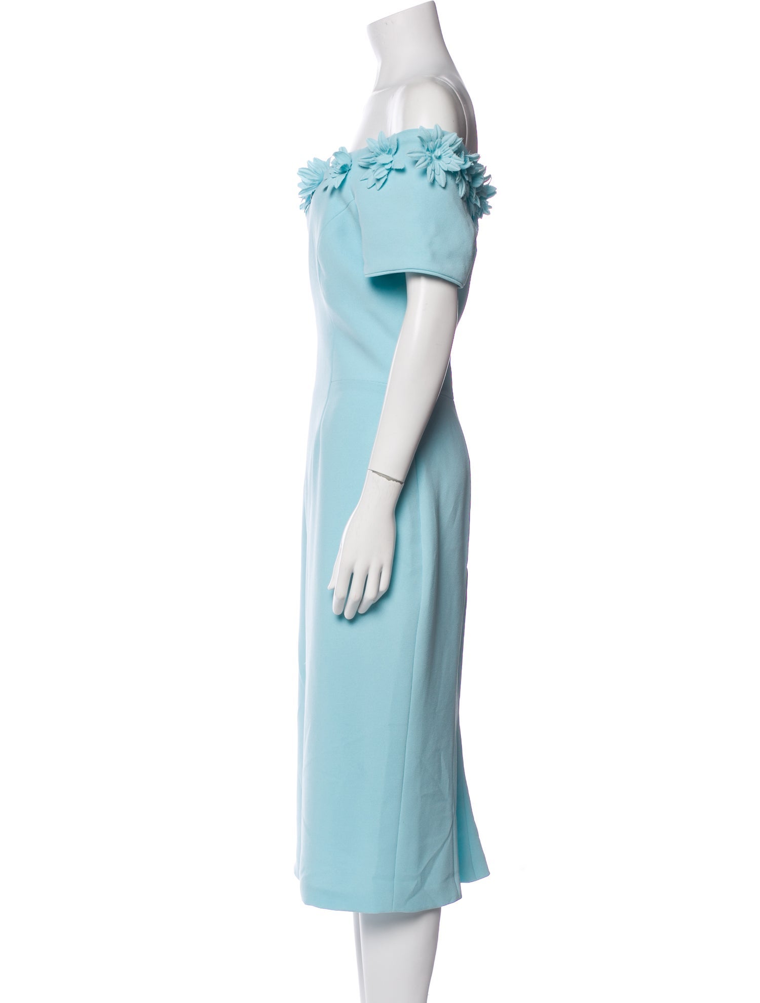 Catherine Regehr Off-The-Shoulder Knee-Length Dress