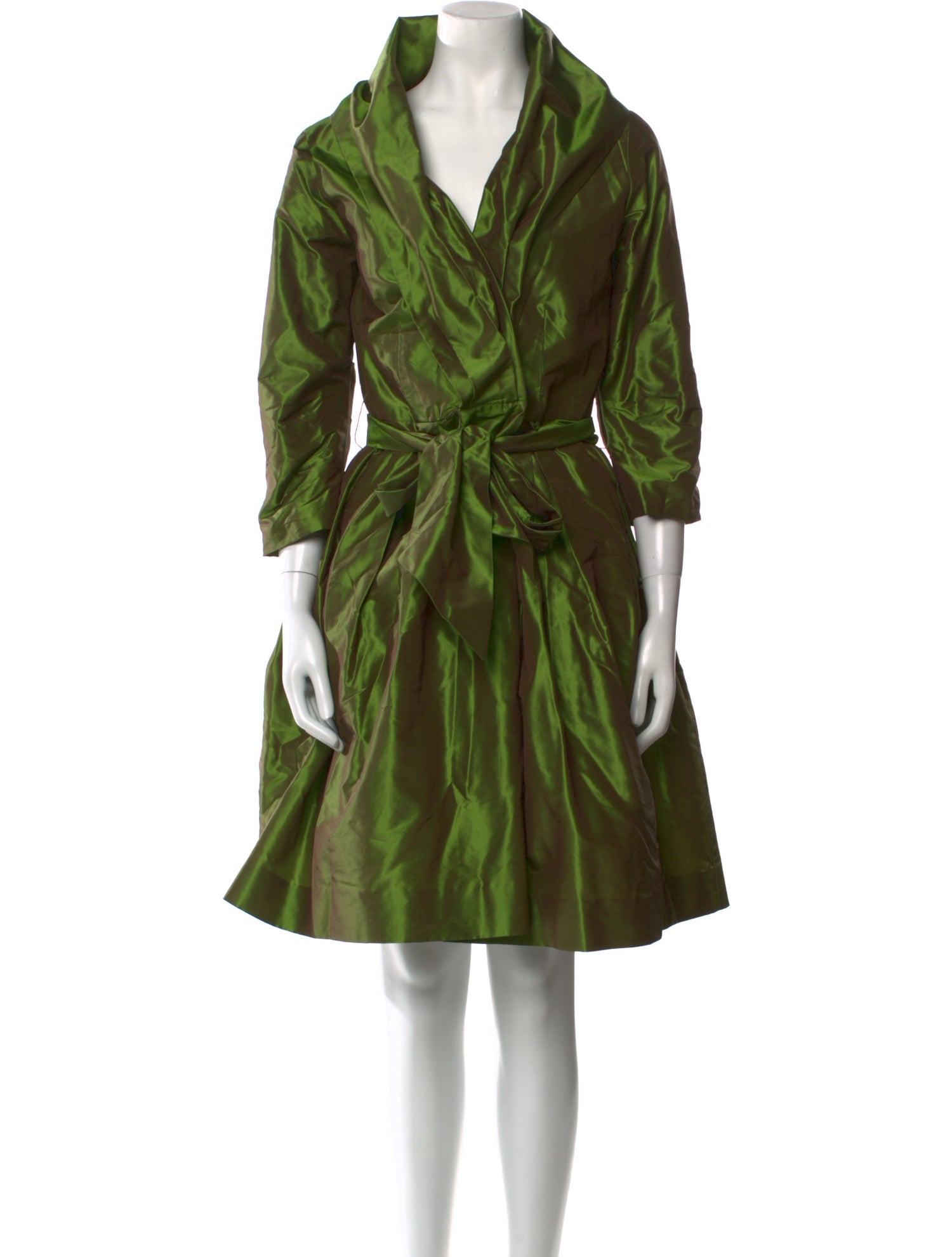 Catherine Regehr Silk Knee-Length Dress