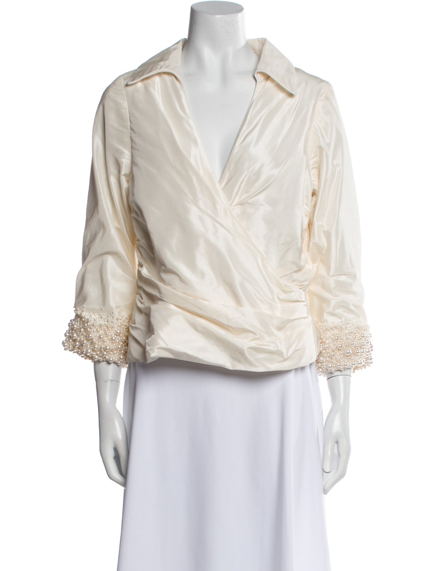 Catherine Regehr Silk V-Neck Blouse