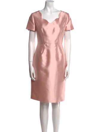 Catherine Regehr Silk Knee-Length Dress