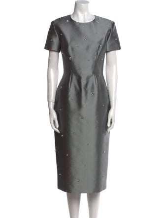 Catherine Regehr Silk Midi Length Dress