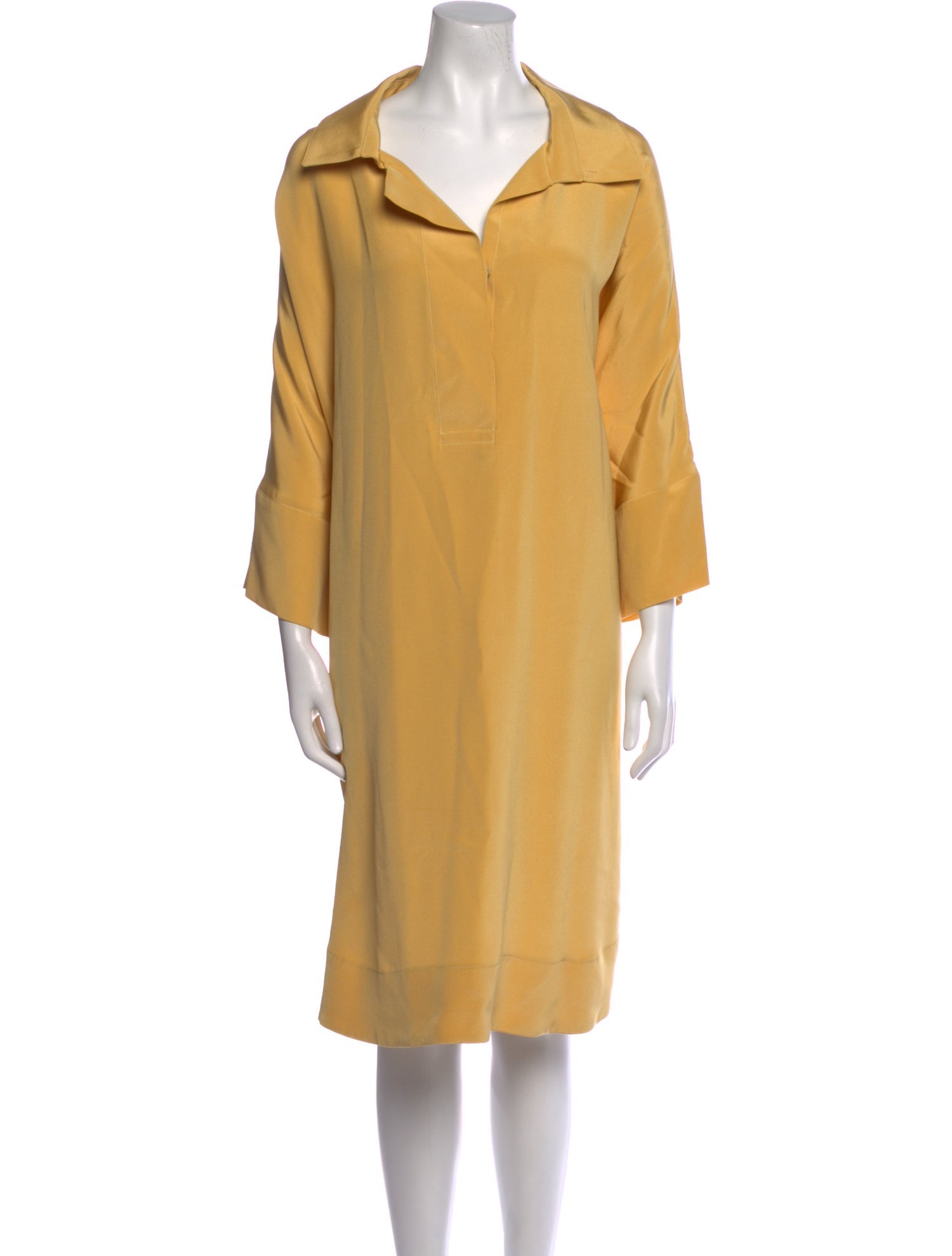 Catherine Regehr Silk Knee-Length Dress