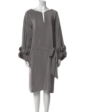 Catherine Regehr Silk Knee-Length Dress