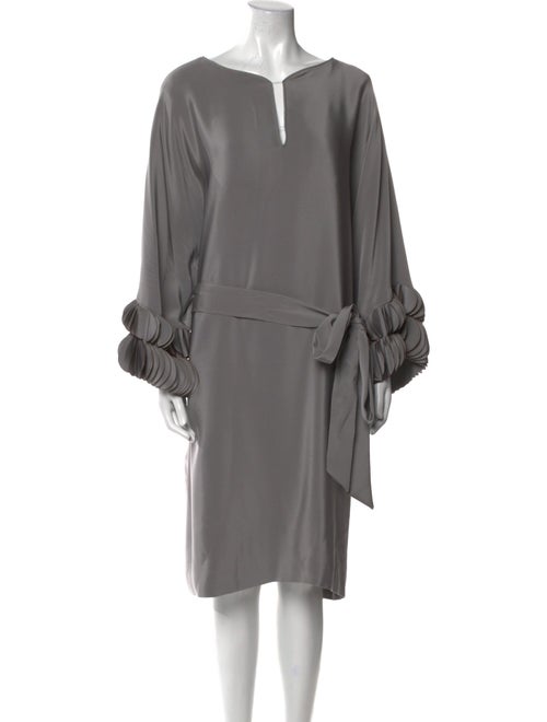 Catherine Regehr Silk Knee-Length Dress