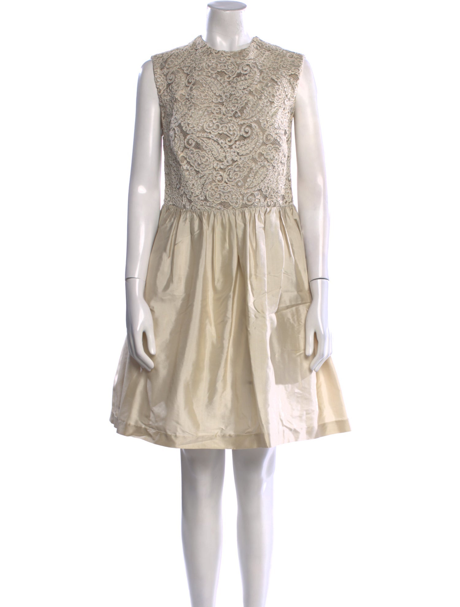 Catherine Regehr Lace Pattern Knee-Length Dress