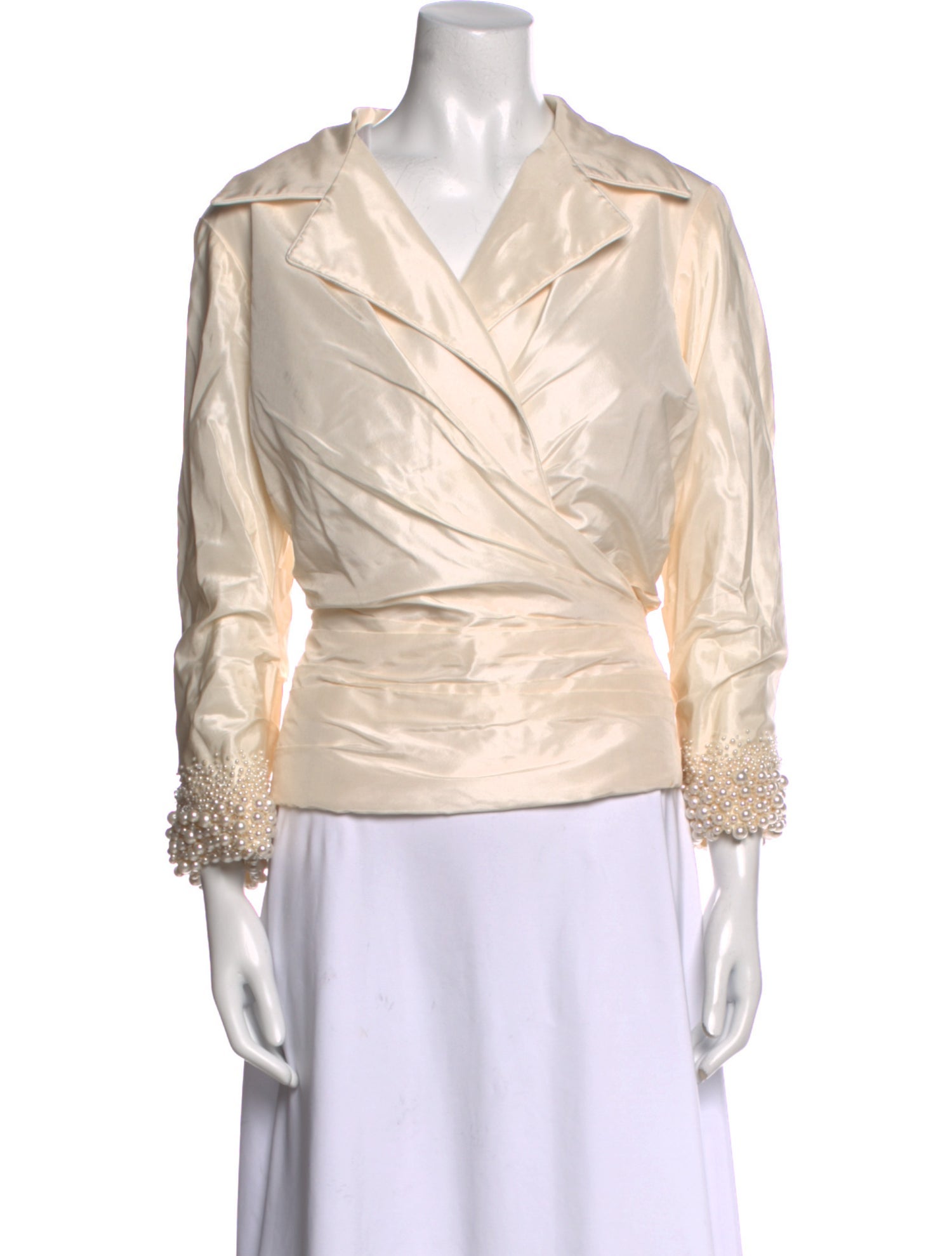 Catherine Regehr Silk V-Neck Blouse