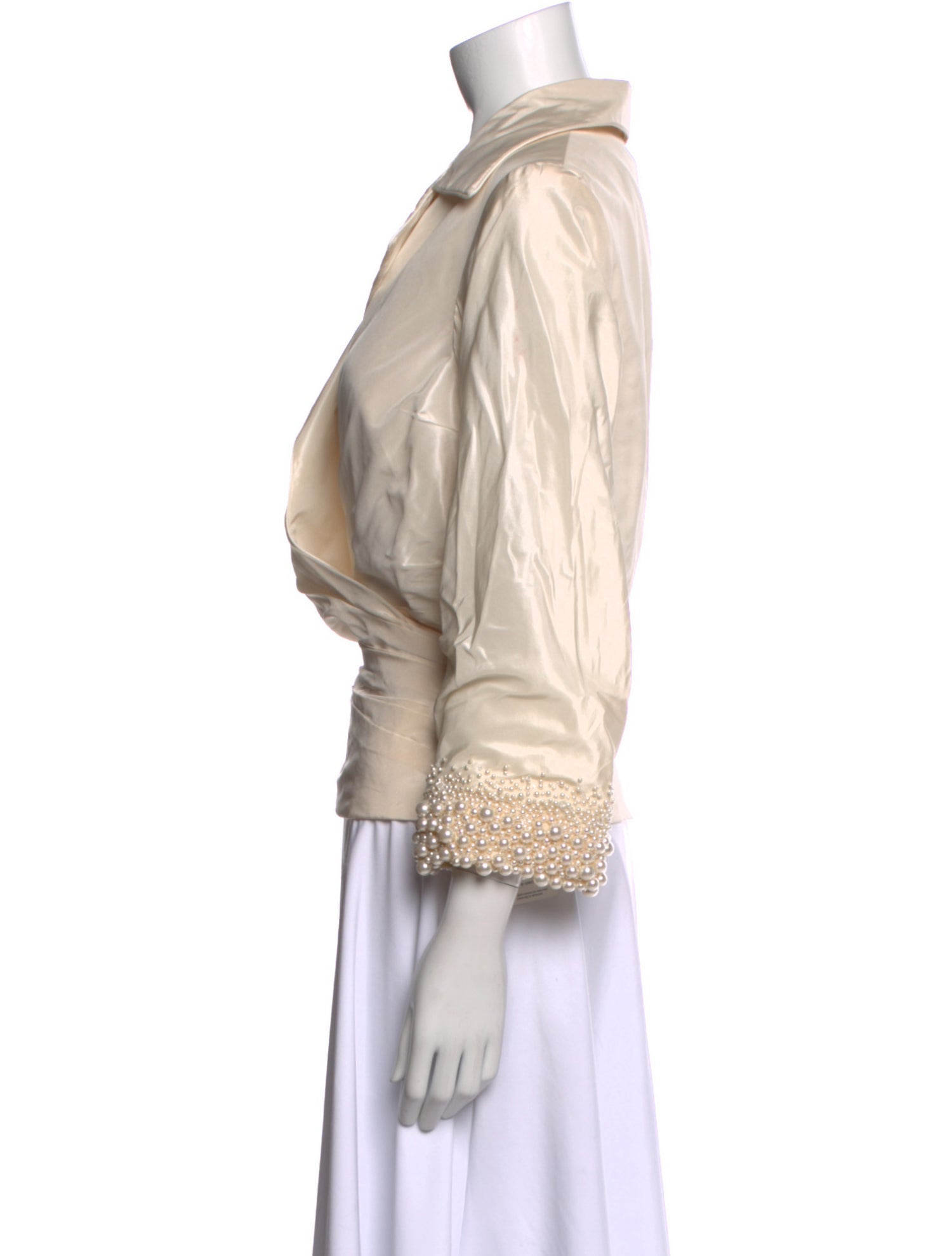 Catherine Regehr Silk V-Neck Blouse