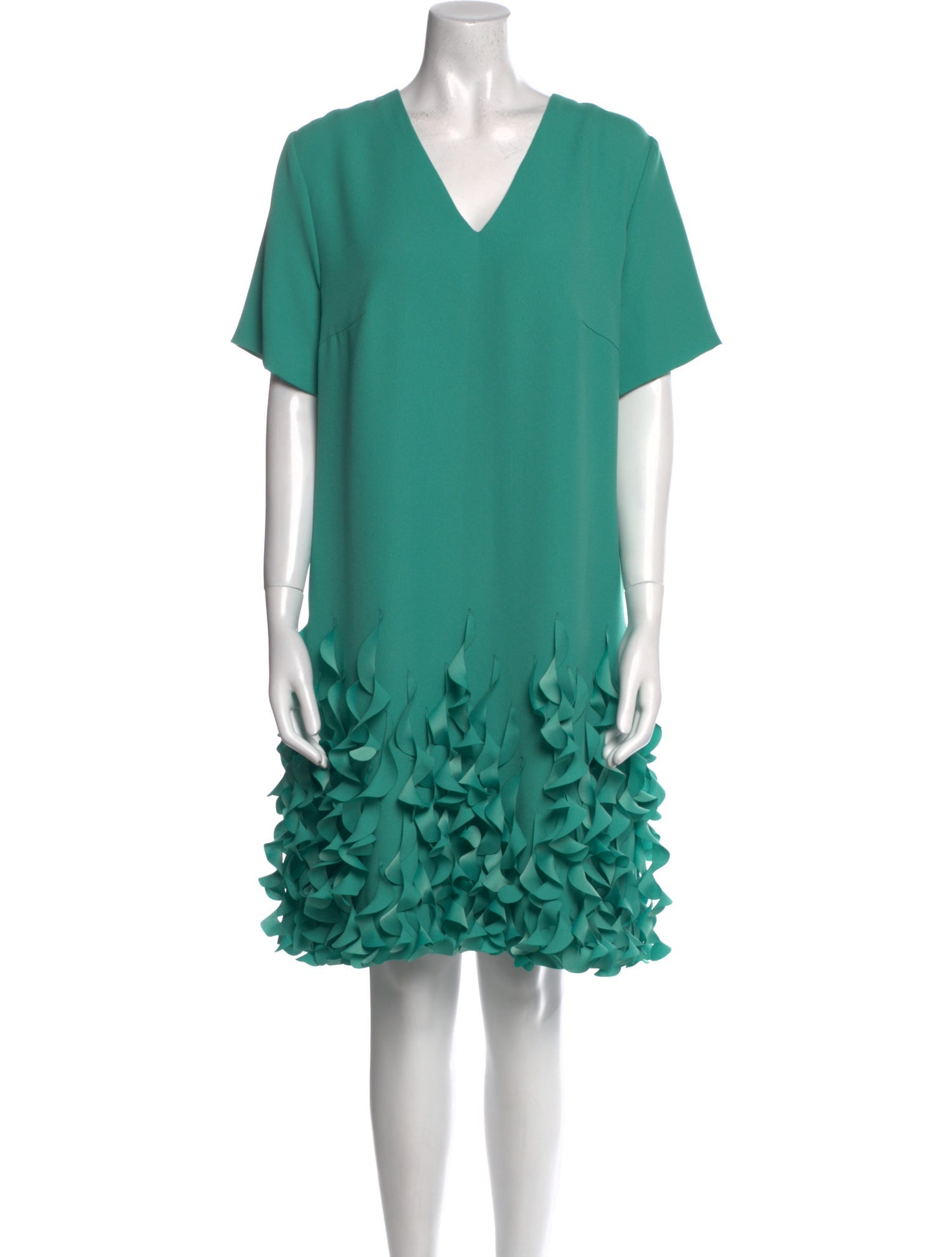 Catherine Regehr V-Neck Knee-Length Dress