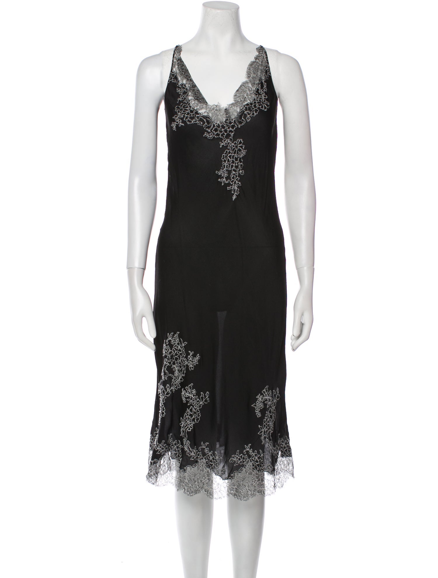 Carine Gilson Silk Midi Length Dress