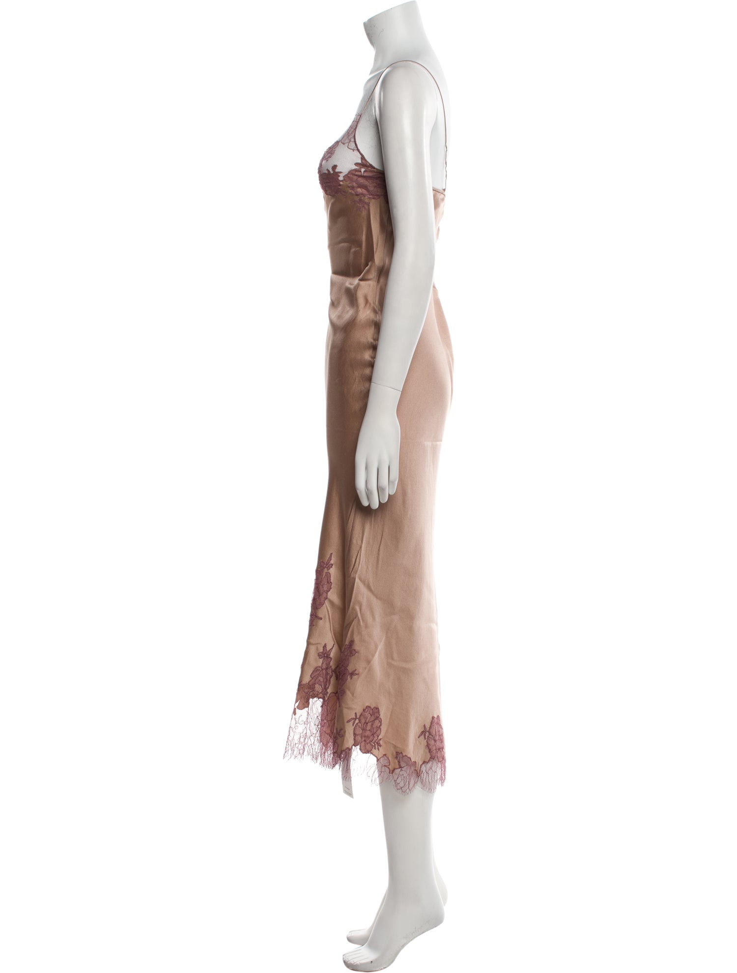 Carine Gilson Silk Long Dress