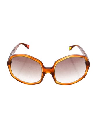 Christian Roth Oversize Gradient Sunglasses