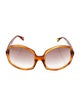 Christian Roth Oversize Gradient Sunglasses