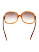 Christian Roth Oversize Gradient Sunglasses