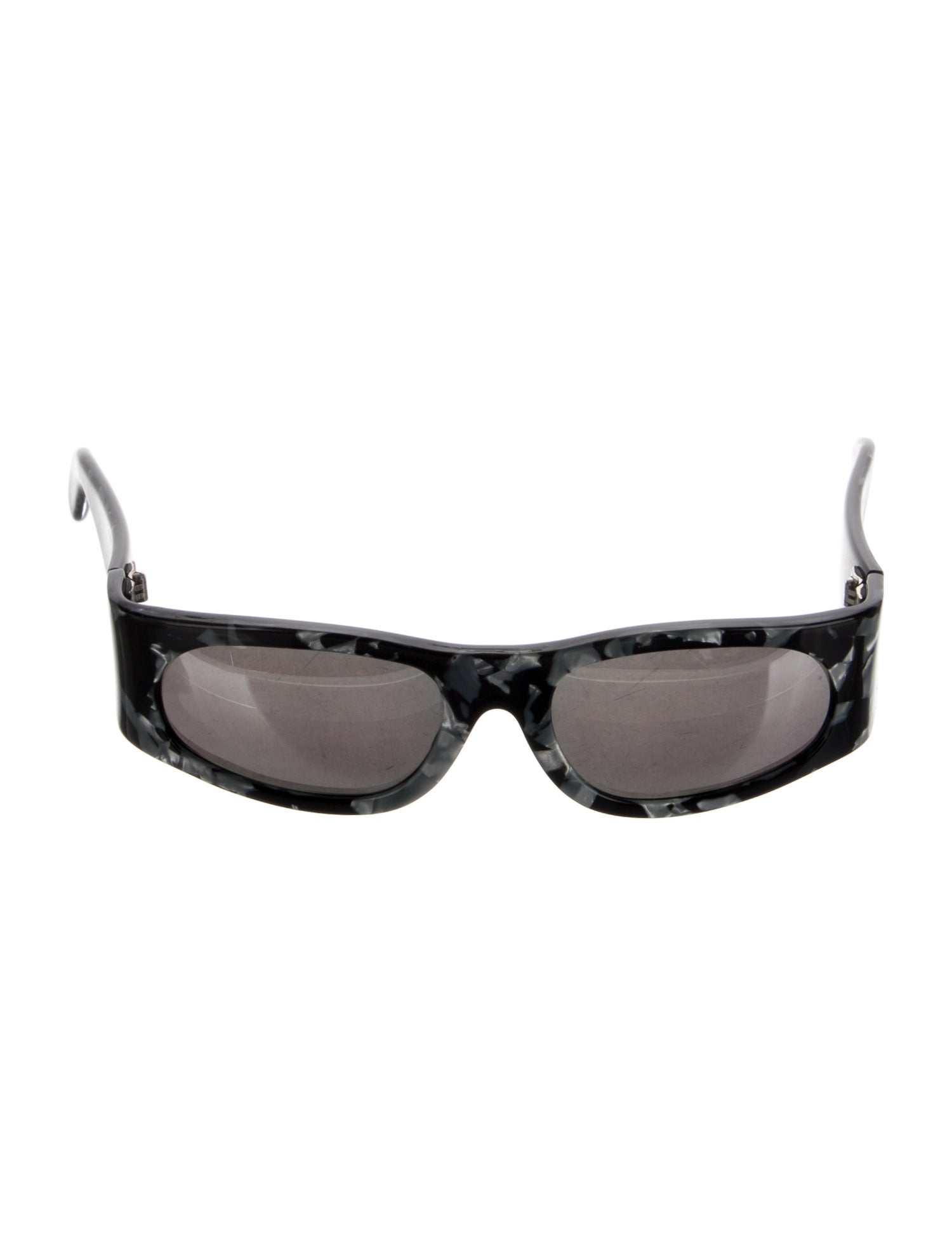 Christian Roth Shield Mirrored Sunglasses