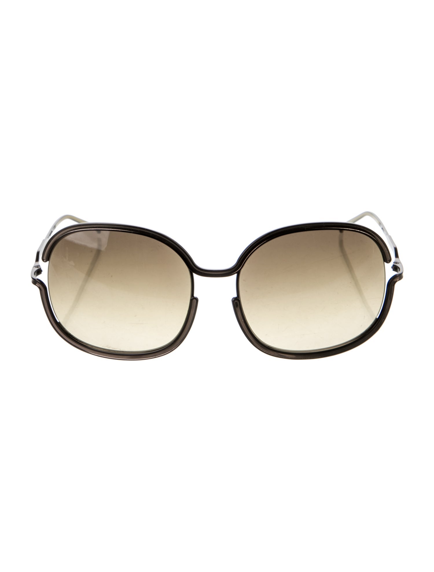 Christian Roth Oversize Gradient Sunglasses