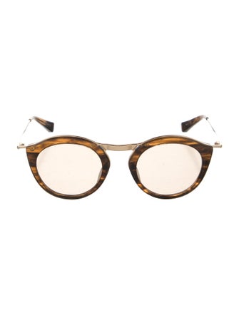 Christian Roth Round Tinted Sunglasses