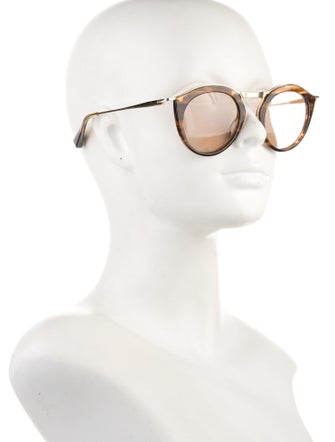 Christian Roth Round Tinted Sunglasses
