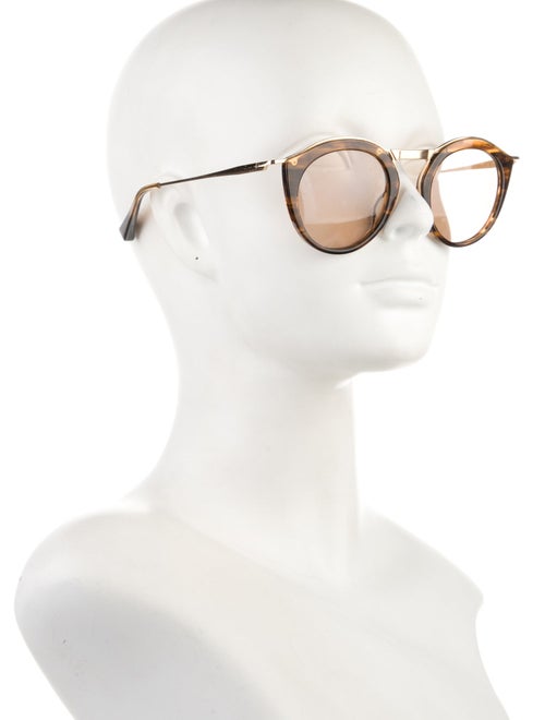 Christian Roth Round Tinted Sunglasses
