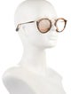 Christian Roth Round Tinted Sunglasses