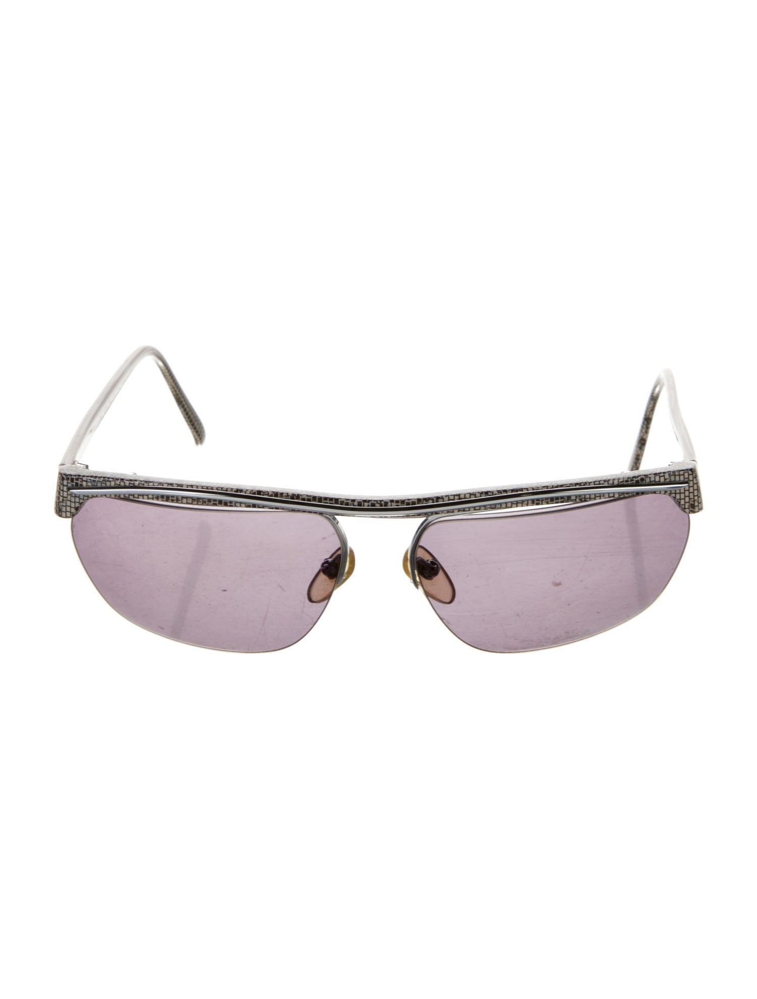 Christian Roth Aviator Mirrored Sunglasses