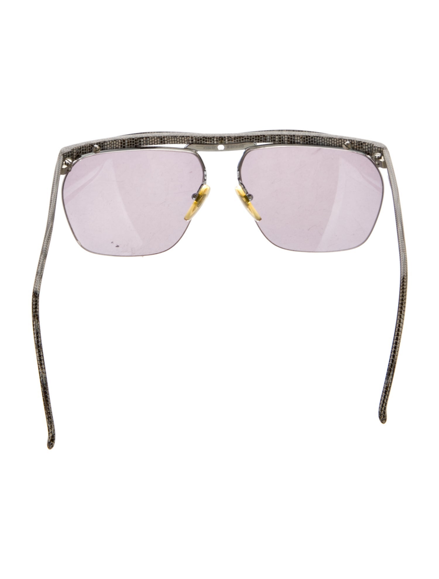 Christian Roth Aviator Mirrored Sunglasses