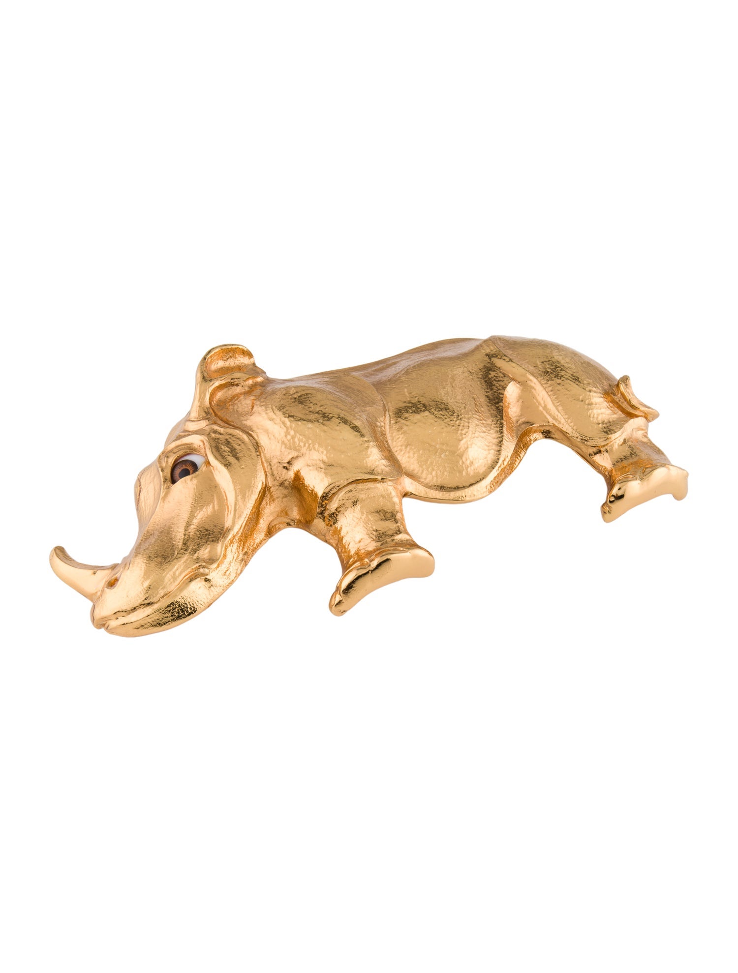 Christopher Ross Rhino Buckle Belt Wide Belt