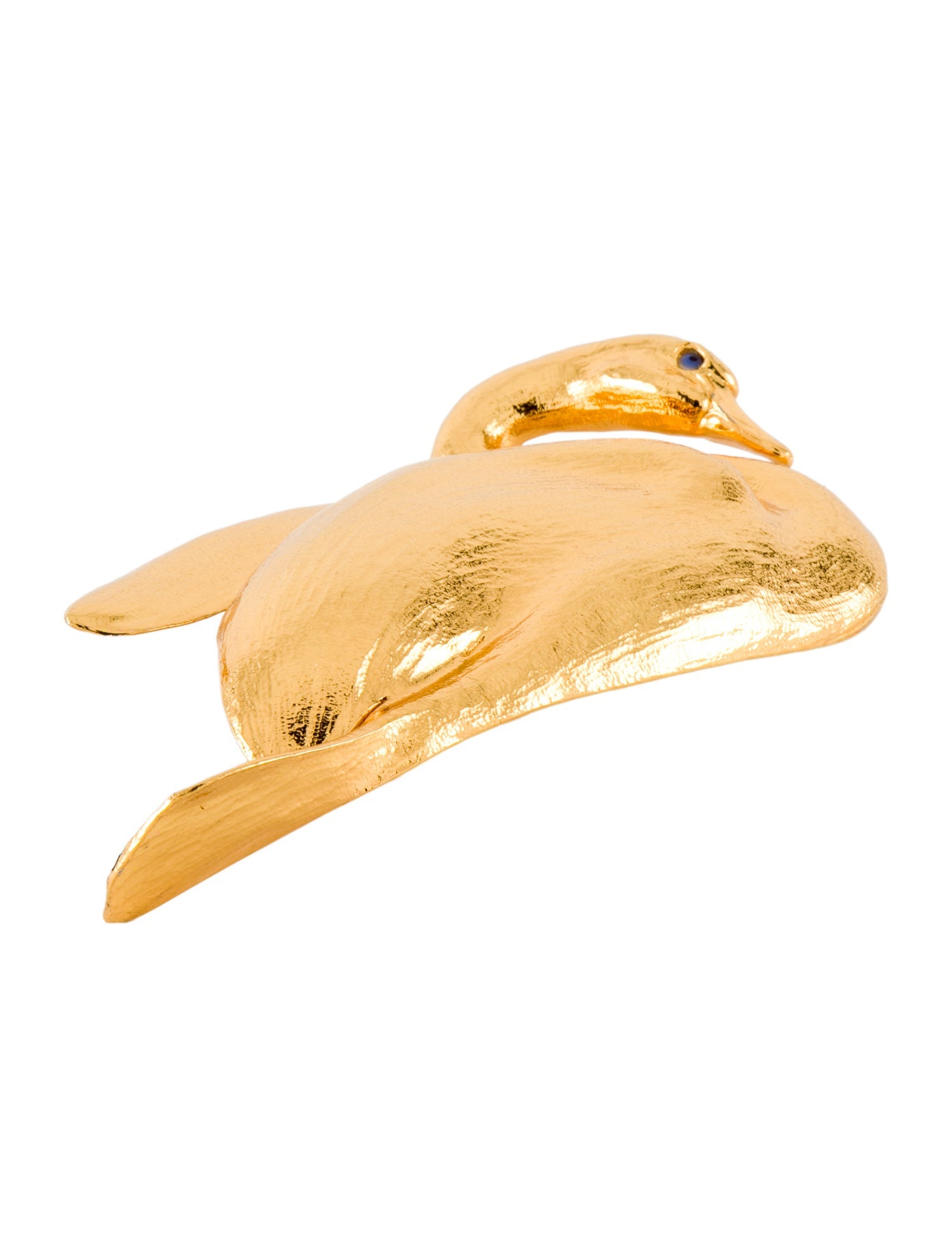 Christopher Ross Gold Swan Buckle