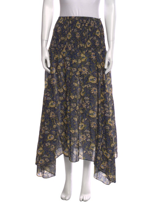 Chufy Floral Print Midi Length Skirt