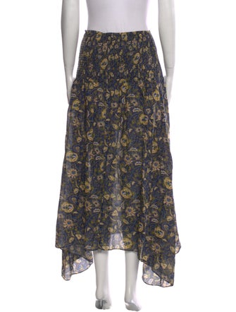 Chufy Floral Print Midi Length Skirt