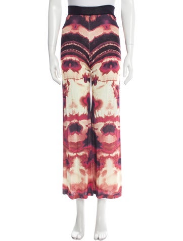Chufy Pants Tie-Dye Print Wide Leg S