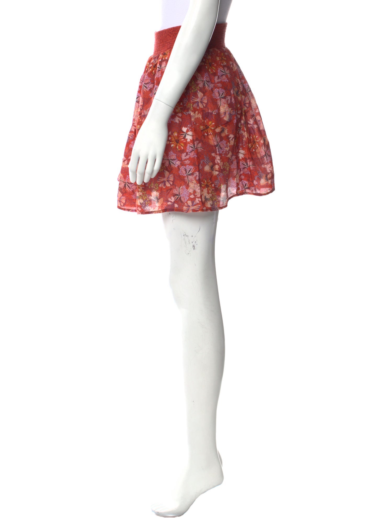 Chufy Floral Print Mini Skirt